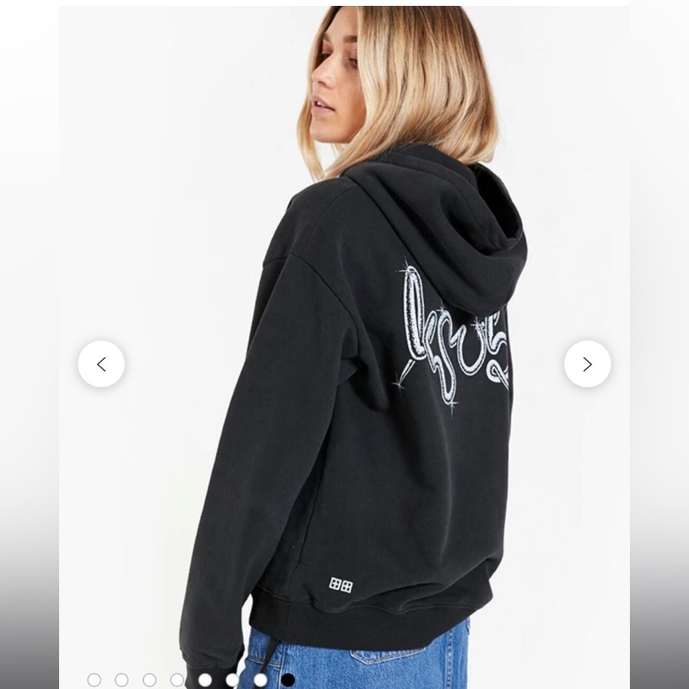 ksubi exploit hoodie black xs